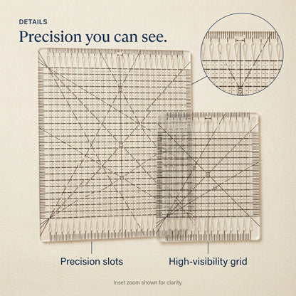 Vynlia SlotMaster™ Precision Quilting Ruler