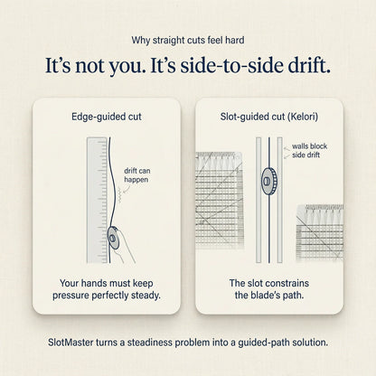 Vynlia SlotMaster™ Precision Quilting Ruler