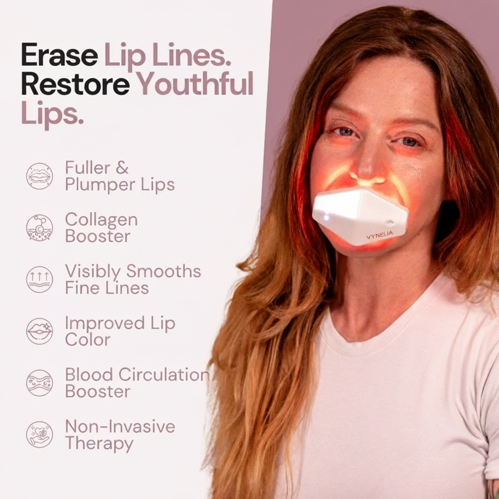 Vynelia | Erase Lip Lines Without Injections in Just 6 Minutes a Day – Made for Mature Lips