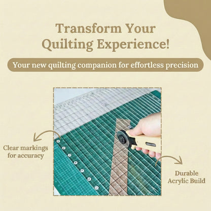 Vynlia SlotMaster™ Precision Quilting Ruler