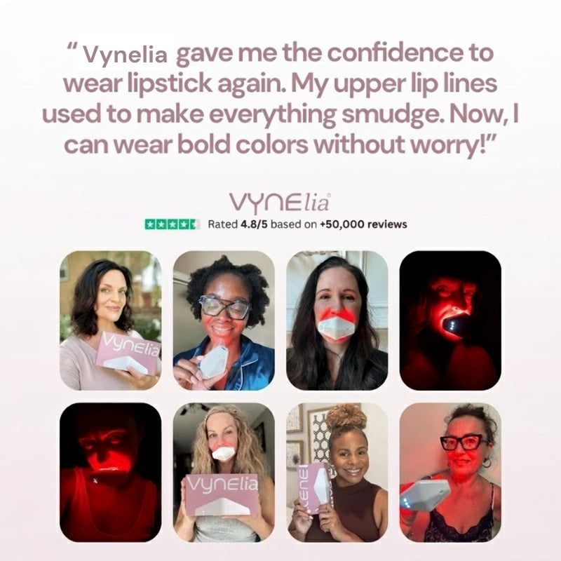 Vynelia | Erase Lip Lines Without Injections in Just 6 Minutes a Day – Made for Mature Lips