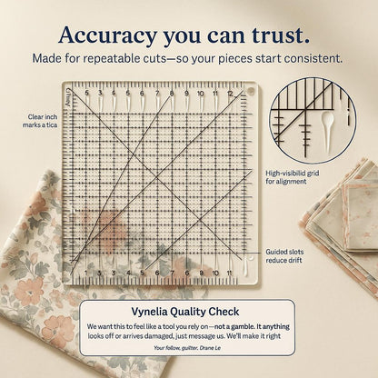 Vynlia SlotMaster™ Precision Quilting Ruler