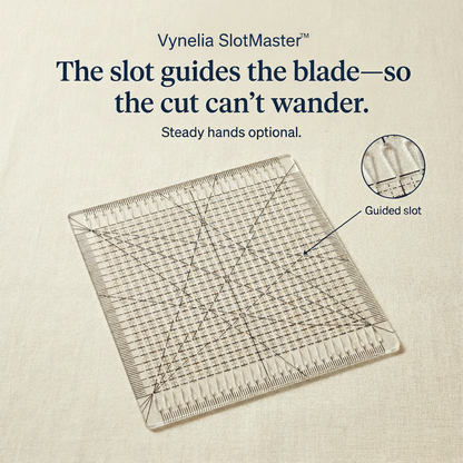 Vynlia SlotMaster™ Precision Quilting Ruler